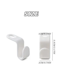 10pcs Clothes Hanger Connector Hooks, Hanger Hooks,Heavy Duty Cascading Connection Hooks,Space Saving Hanger Extenders Clips,For Clothes,For Organizer Closet