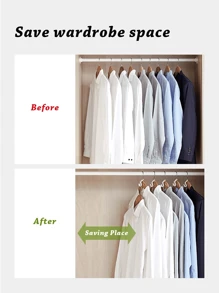 10pcs Clothes Hanger Connector Hooks, Hanger Hooks,Heavy Duty Cascading Connection Hooks,Space Saving Hanger Extenders Clips,For Clothes,For Organizer Closet