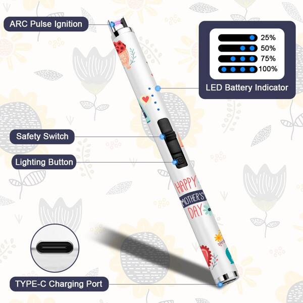 SUPRUS Electric Arc Lighter Windproof Flameless