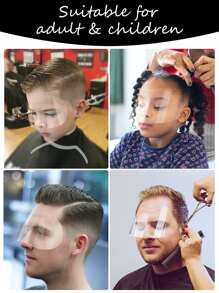 50 件装化妆淋浴面罩遮阳帽一次性面罩适用于发胶沙龙用品美发工具 - 無色 - 查看 7