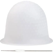 1pc Reusable Silicone Highlight Cap For Hair Coloring,Hair,Barber,Hair Tools,Hair Products,Hair Care,Travel,Hair Stuff,Hairdressing Equipment,Accessories,Barbershop,Hair,Barber,Hair Tools,Hair Products,Hair Accessories,Barber Accessories,Travel,Hair Stuff,Hair Accessories,Curly Hair Products,Hairdressing Equipment,Bonnet,Christmas,Barbershop,Barber Accessories, Hair Accessories, Hairdressing - White - View 1