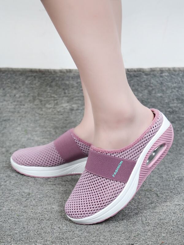 رياضي حذاء رياضي للنساء , بطباعة أحرف شريط شبكي أحذية رياضية مولر