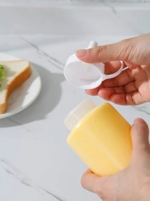 2入組250毫升塑膠乳液瓶-擠壓瓶適用於醬,調味品, - 白色 - 查看 4