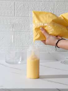 2入組250毫升塑膠乳液瓶-擠壓瓶適用於醬,調味品, - 白色 - 查看 5