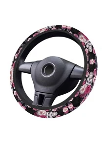 1 Bộ Xương & Họa Tiết Hoa Thoáng Khí Bọc Vô Lăng Ô Tô - Nhiều màu - Xem 4
