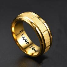 Anillo de moda de hombres acero titanio , adecuado como A regalo para hombres festivales