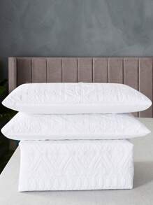 3pcs Geometric Diamond Printed Bedding Set (1 Duvet Cover + 2 Pillowcases), Skin-Friendly, Breathable, Soft & Comfortable, Without Comforter And Pillows Inside