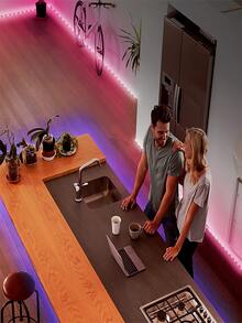 1pc Smart Led Lights, 5050 RGB Led Strip Lights with Remote, App Control Timer Schedule Led Music Strip Lights (Excluding boxes) - Multicolor - View 8