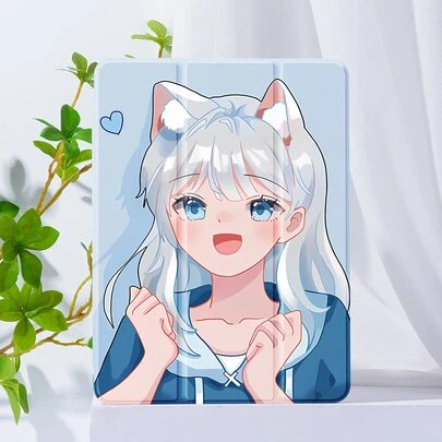 人像圖案保護套適用於iPad