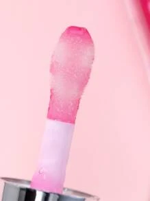 QIBEST 鏡子水潤唇油,保濕唇彩水光澤度唇釉不粘杯子口紅 - 玫紅色 - 查看 5