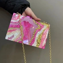 Women Evening Bags - Pink - View 1