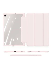 適用於三星Galaxy Tab S6 Lite 10.4/A8 10.5/S7 11/S8 Plus/S7 FE 12.4/S8 11英寸/S9/S9FE/S9Plus的平板電腦保護殼，附筆套 - 粉色 - 查看 5