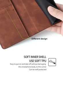 keyunfei حافظة بطاقات منقوشة بنمط جلد التمساح البني، متوافقة مع آيفون 11 12 13 14 15 برو ماكس، هواوي واي 8 إس، سامسونج نوت 10 بلس، هونر إكس 6 4 جي، ردمي نوت 9 إس، بيكسل 3 إيه، شاومي 12 تي برو، أوبو رينو 6 لايت، وان بلس نورد إن 20 5 جي