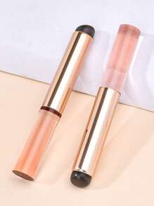 Bộ 2 cọ son môi silicon tròn đa năng dùng để che khuyết điểm, trang điểm chi tiết, trang điểm môi, dụng cụ trang điểm cầm tay và dùng ngón tay - Hồng - Xem 5