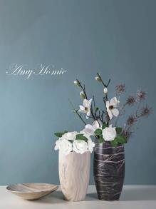 5/10/15/20/25/30pcs Real Looking Fake Roses With Stem For DIY Wedding Bouquets Centerpieces Arrangements Party Baby Shower Home Decorations OPP Bag Packaging (Excluding Box)Containing Three Leaves, Valentine Day, Gift Gifts Birthday Graduation - White - View 5