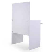 White Vanity Sets, Makeup Vanity Table with Flip up Mirror Bedroom Dresser Table Jewelry Storage - 白色 - 查看 6