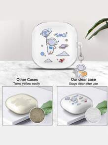 宇航員圖案殼套兼容三星 Galaxy Buds - 彩色 - 查看 4