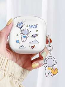 宇航員圖案殼套兼容三星 Galaxy Buds - 彩色 - 查看 1