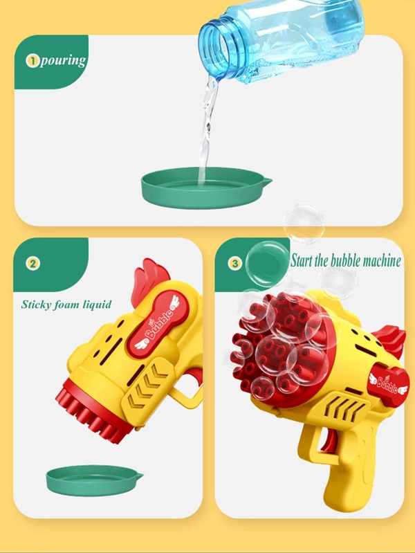 1pc Creative Blue Bubble Gun SHEIN USA