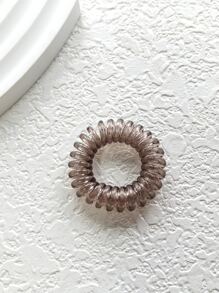 9pcs Solid Coil Wire Hair Tie - Multicolor - View 4