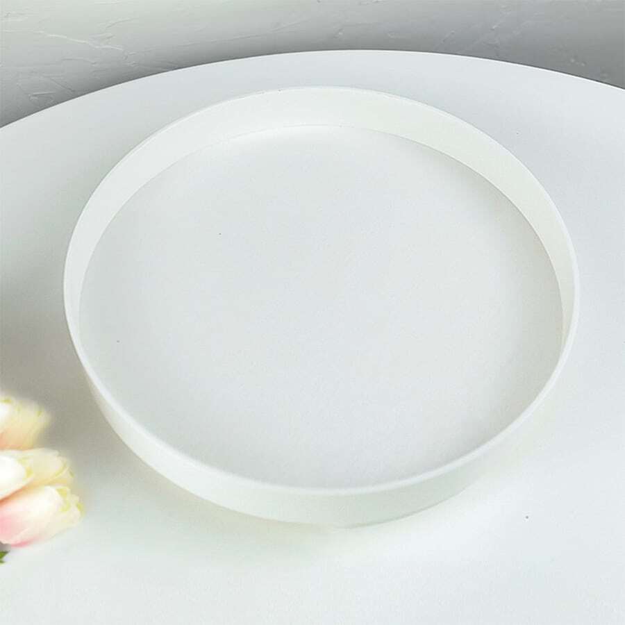 1pc Jewelry Cosmetic Storage Trayorganizer Storage Box Travel - White - View 1