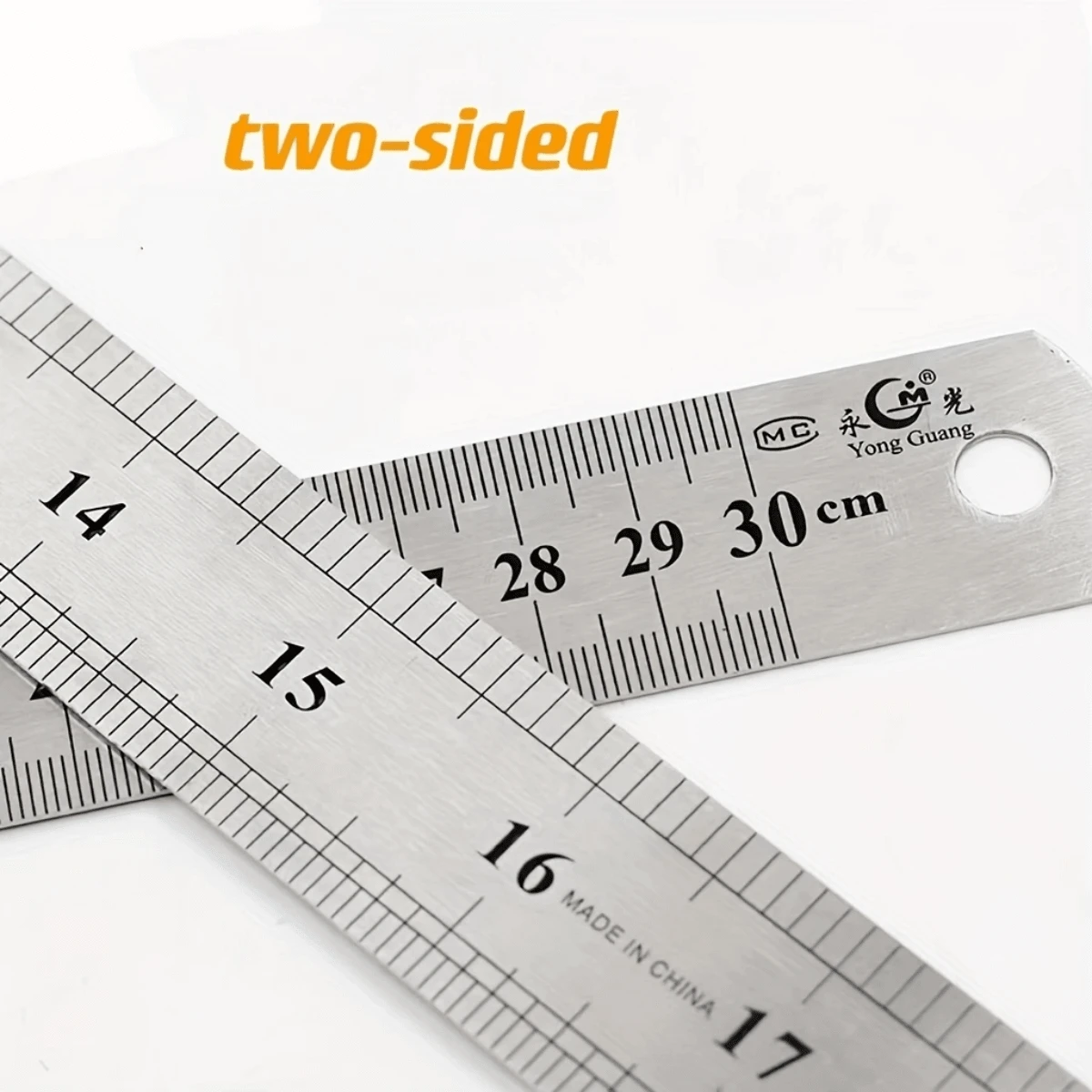 High Precision Ruler Measuring Tool - Silver - View 1