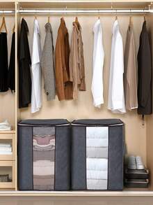 Clothes Storage Bags Dark Drey - Dark Grey - View 2