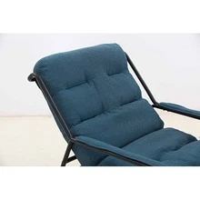 Rocking Chair, Modern Adjustable Rocking Chair Nursery, Stylish Rocking Armchair Lounge Sofa Chair, Lie or Sleep Lazy Chair Glider Chair for Living Room/Bedroom/Balcony/Courtyard - 綠松石 - 查看 7
