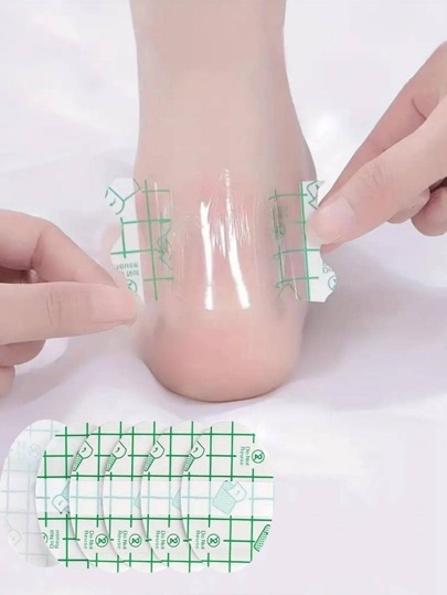 10pcs Gel Heel Protectors: Adhesive Blister Pads For Heel Liners, Shoes Stickers, Pain Relief & Foot Care Cushion Grip