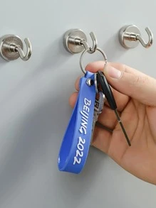 2 Cái/bộ Móc Từ Tính Mạnh Với Nam Châm Mạnh, Giá Đỡ Cửa Tủ Lạnh Móc Nam Châm Bộ - Bạc - Xem 5