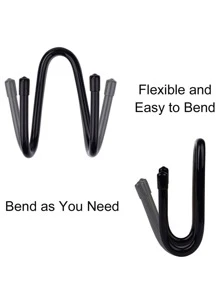 1 件滑板壁挂架，可调节室内滑板挂钩秋季家居装饰房间装饰 - 黑色 - 查看 3