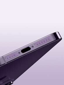 12入組迷你音箱防塵貼紙適用於iphone - 紫色 - 查看 3