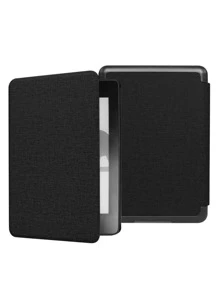 DANYCASE Bao da cho Kindle Paperwhite thế hệ thứ 10, bao da thông minh từ tính bằng vải J9G29R PQ94WIF DP75SDI C2V2L3 M2L3E 2018-2022K - màu đen - Xem 3