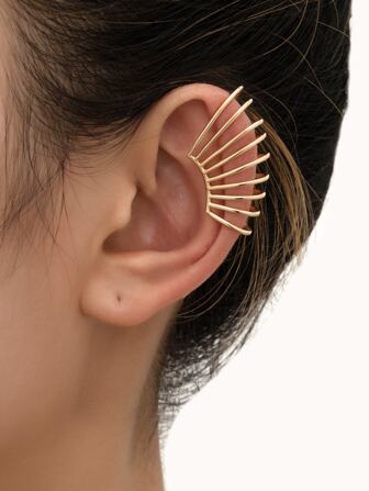 1pc Fashion Copper Minimalist Ear Cuffs For Women For Decoration Gift
