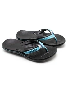 Women Flip-Flops - Màu xanh lam - Xem 2