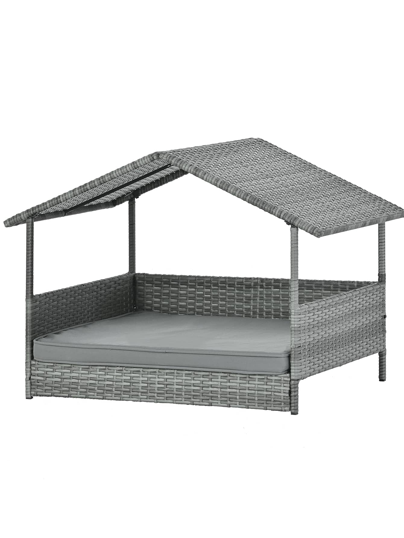 Dog Bed, Pet Bed, Pet Outdoor Patio Furniture, Seasonal Wicker Pet Furniture, Dog Bed With