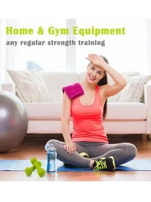 Dumbbell Hand Weight Pairs – Neoprene Dumbbell Exercise & Fitness For Home Gym Equipment and Adjustable Dumbbell Sets–Non-Slip, Color Coded Hex Shaped Free Weights For Women,Men - 灰色 - 查看 4