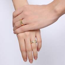 مجوهرات أسلوب أساسي & الموضة فولاذ غير قابل للصدأ 6 مم زوج خاتم الزواج للرجال & , هدية , مقاس 7-11 2 قطع نساء