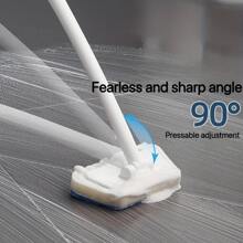 1/3入組可拆卸海綿浴缸刷,多功能家用地面牆瓷磚刷,窗戶玻璃海綿清潔刷,長柄清潔刷,廚房浴室清潔用品 - 白色 - 查看 8