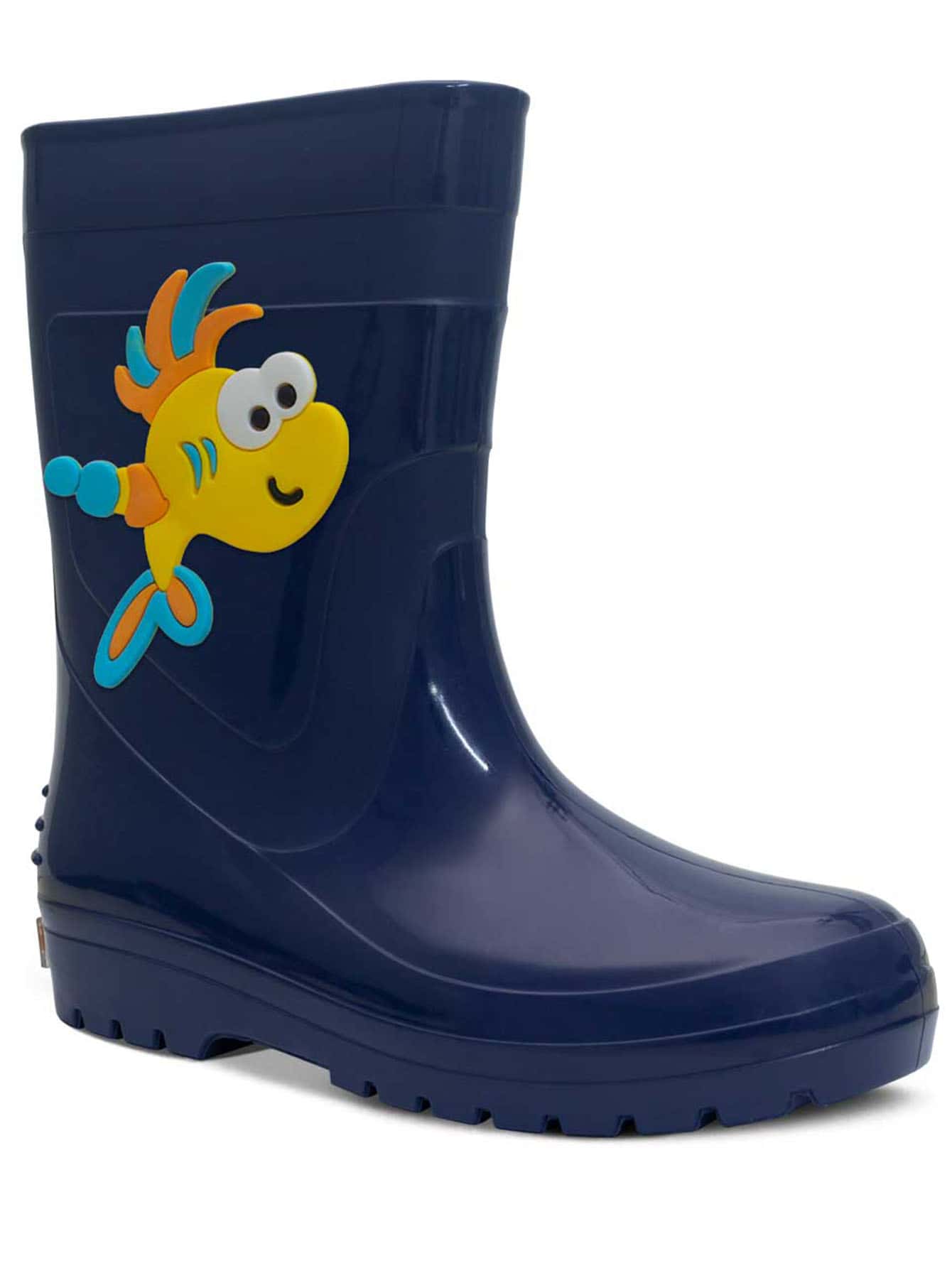 Pópidí Kid's Rain Boots - Màu xanh hải quân - Xem 1