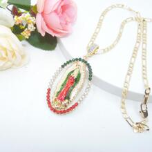 Vòng cổ Đức Mẹ Guadalupe với Mặt dây chuyền Maria - nhân vật - Xem 2