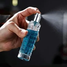 vacío Botella recargable Atomizador de perfumes Spray Botella de perfume - Plateado - Ver 3