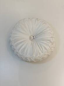 1入組南瓜形狀軟墊帶枕頭芯 - 白色 - 查看 6