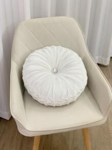 1入組南瓜形狀軟墊帶枕頭芯 - 白色 - 查看 4