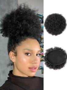 Afro Puff Drawstring Pferdeschwanz, Lockiger/verdrehter Haarknoten, Aus Synthetischen Extensions/ Haarteilen Für Hochsteckfrisuren Frauen