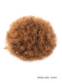 Afro Puff Drawstring Ponytail Kinky Curly Bun Hair Synthetic Short Extensions Hairpieces Updo Hair For