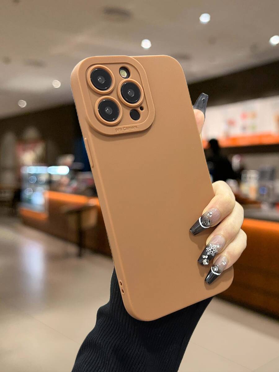 Solid Phone Case Compatible With iPhone15/15Plus/15Pro/15Promax