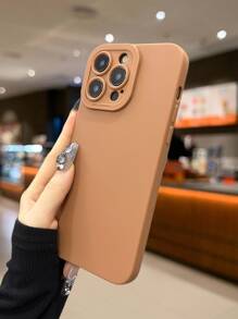 Solid Phone Case Compatible With iPhone15/15Plus/15Pro/15Promax