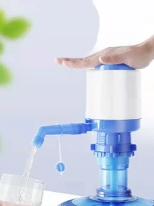 1pc Manual Water Pump, Simple Style Household Vacuum Cleaner - Blue - View 5