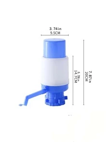1pc Manual Water Pump, Simple Style Household Vacuum Cleaner - Blue - View 2